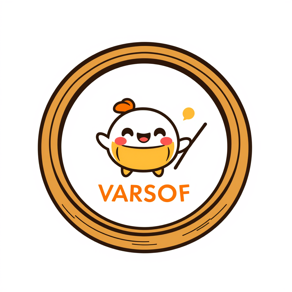 Minimalist Logo idea: minimalist logo, simple geometric mark for Creat a mascot logo. The mascot is a dimsum inside a bamboo steamer and it should combine the different per