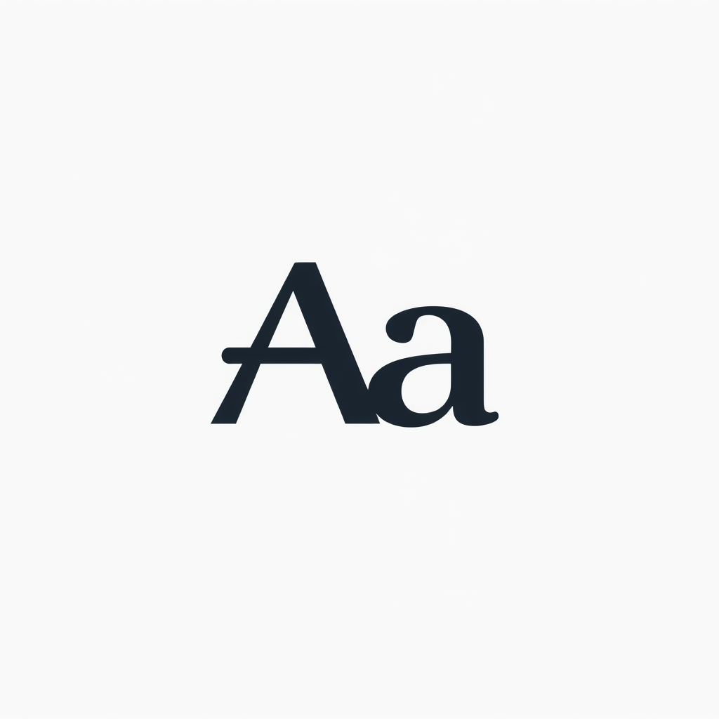 Wordmark Logo idea: wordmark logo of aa , bold clean typography, flat vector logo, centered, solid white background, high contrast, professional brand identity