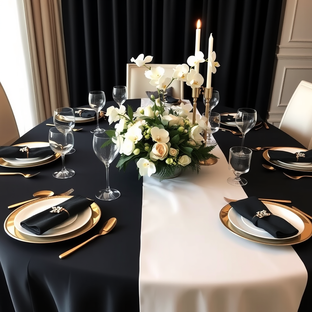 Main logo studio: dining room where the table looks like it belongs in a five-star hotel. Every detail feels intentional, every accent catches the light, and the entire