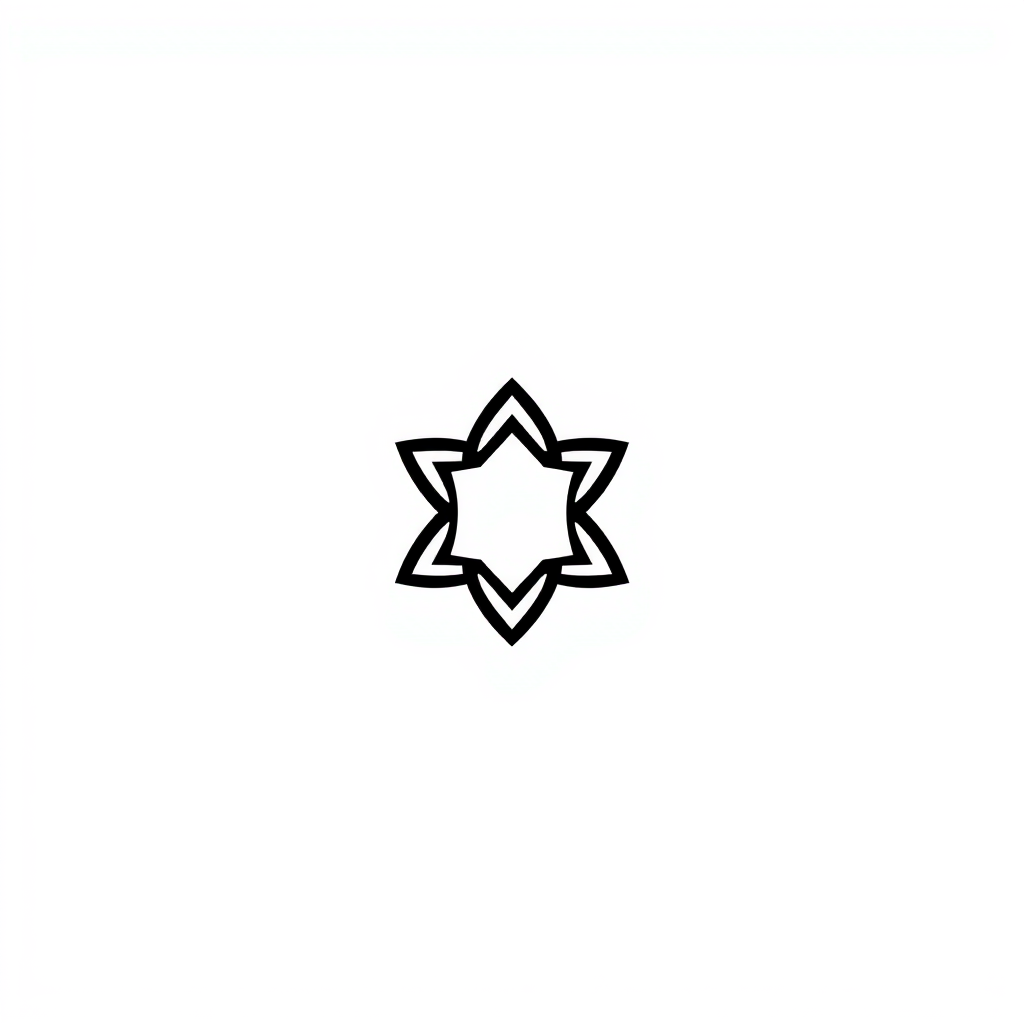 Minimalist Logo idea: minimalist logo, simple geometric mark for تدابير للاستشارات الإدارية والماليه , flat vector, clean lines, centered, solid white background, lots of n