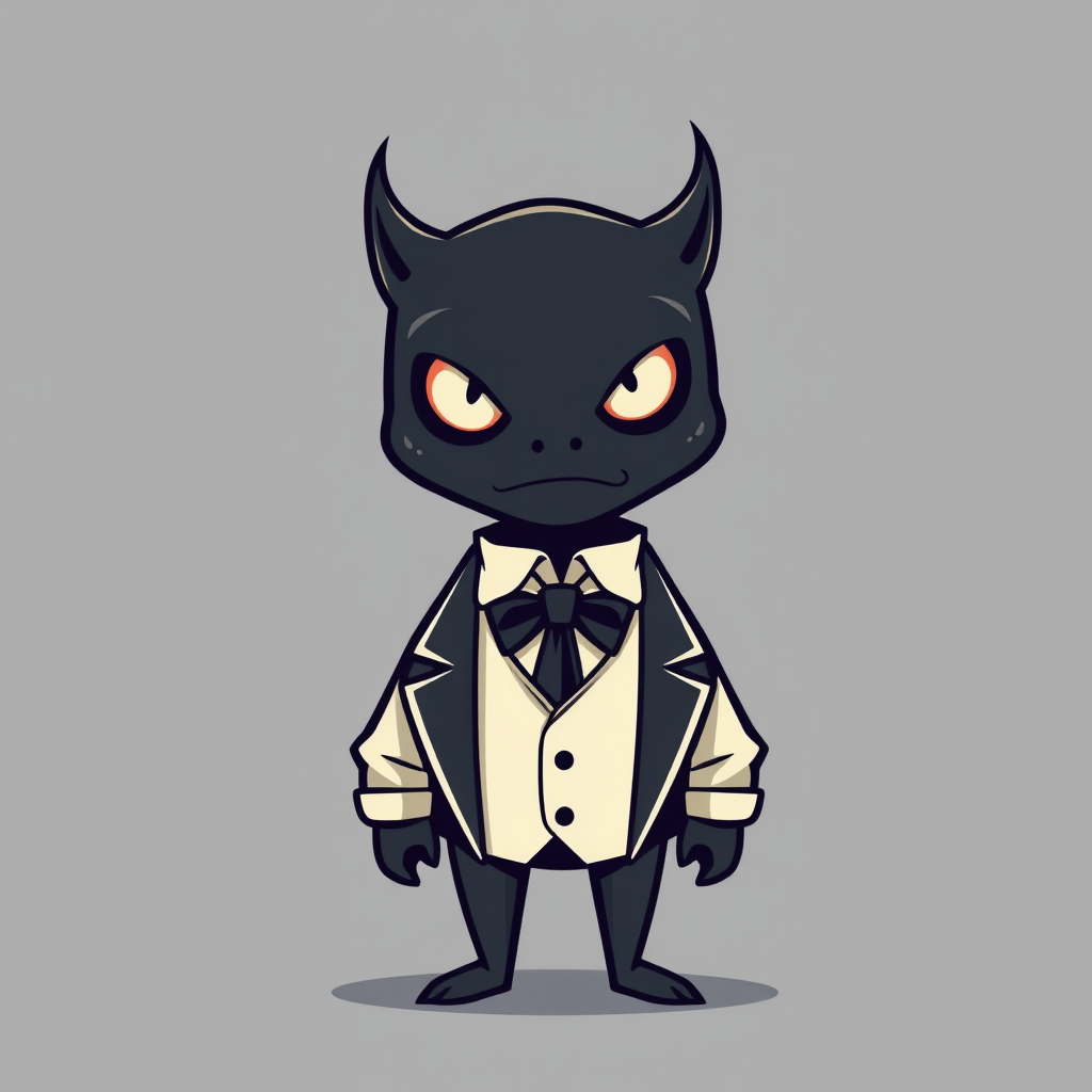 Main logo studio: Original quirky mascot character for a cybersecurity researcher identity, inspired by the simplicity and recognizability of modern internet mascots. A