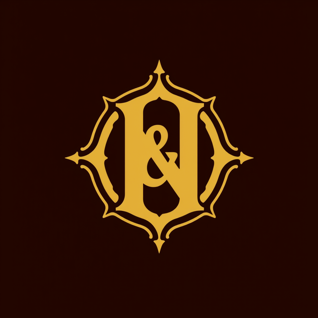 Main logo studio: S&N monogram, con qualche dettaglio semplice e nitido