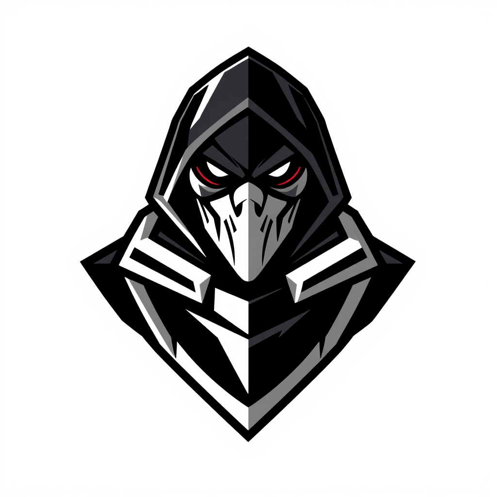Mascot Logo idea: mascot logo of Create a premium, professional esports mascot emblem for a Free Fire gaming brand. LOGO SYMBOL ONLY — DO NOT INCLUDE ANY TEXT. Design a
