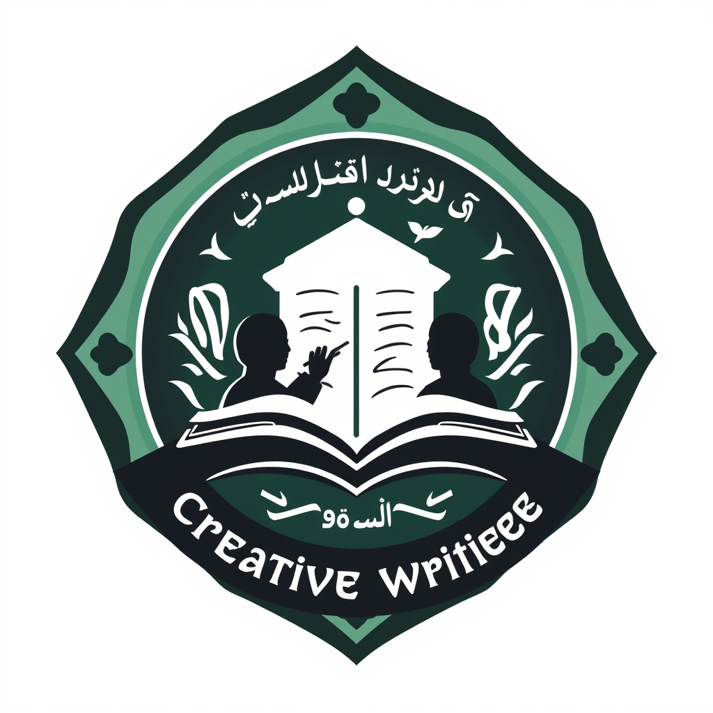 Main logo studio: Debates & Creative writing Society Logo for whatsapp group college society Urdu speeches, debates,poetry and creative writing