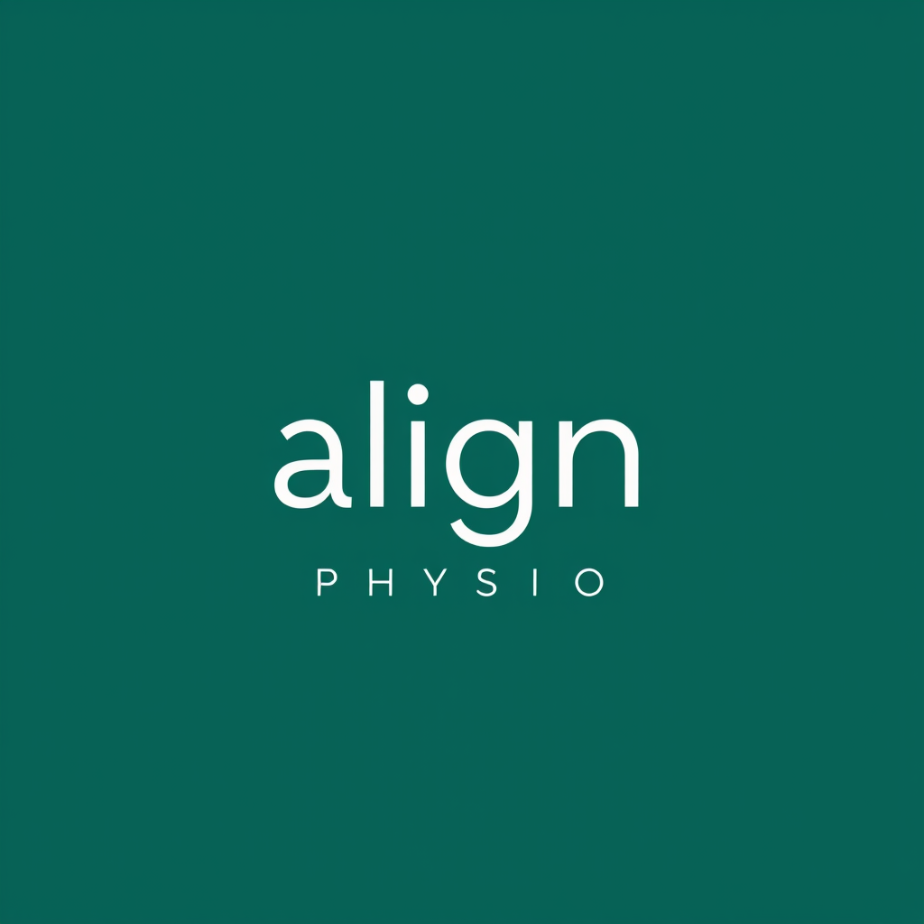 Main logo studio: Align Physio- want emphasis on AG.. I am a physio that treats all joints. I love peacock green, There is no Align or AG in that logo