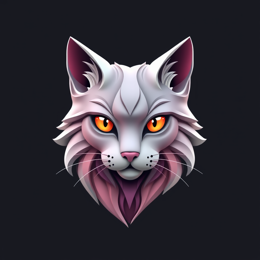 Main logo studio: Create a 3D version of a beautiful cat logo design