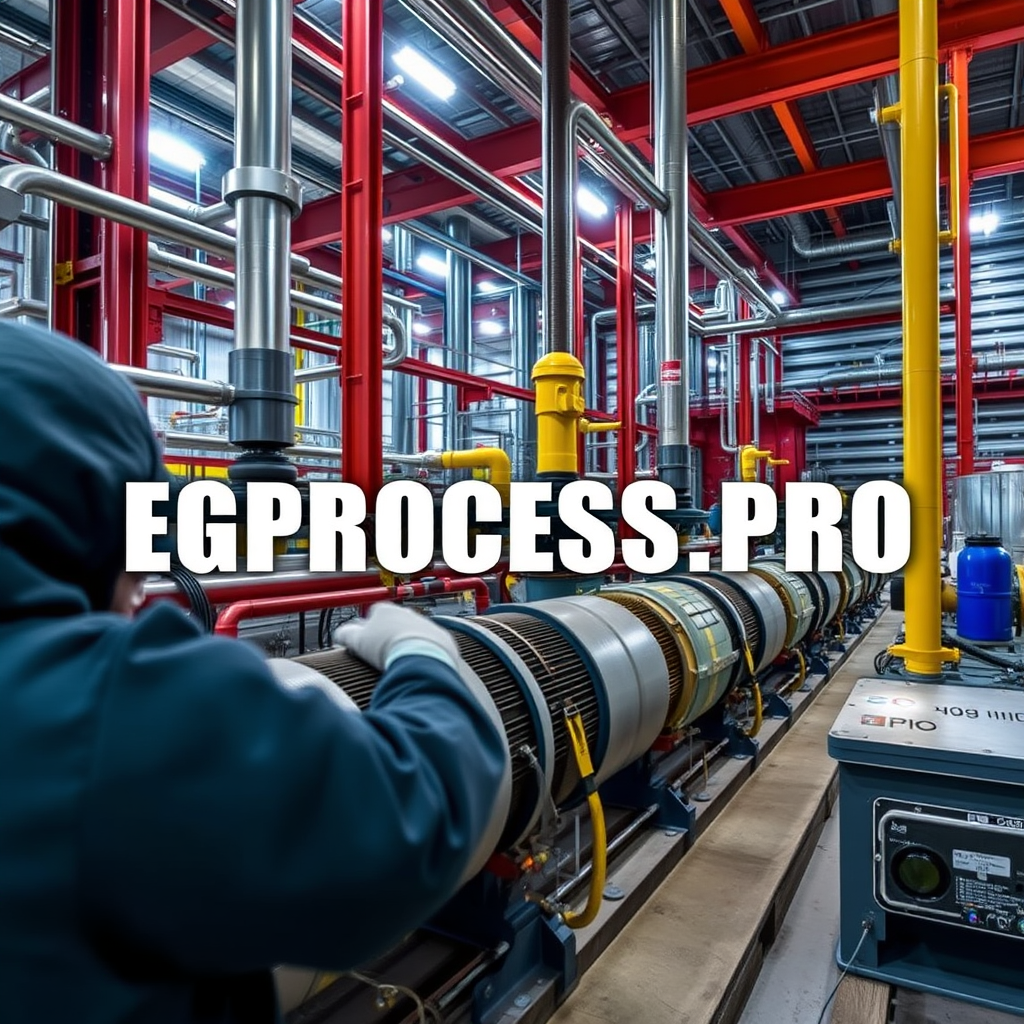Main logo studio: Process and project engineering — power, EPC and mining and optimization process services name is EGPROCESS.PRO