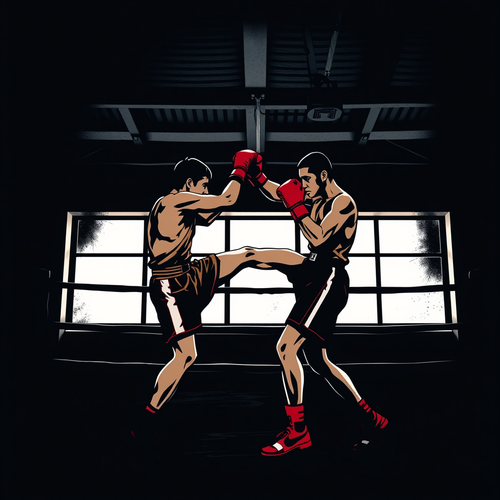 Main logo studio: Kick boxing ,ενας λυκος ονομα ενδοξος