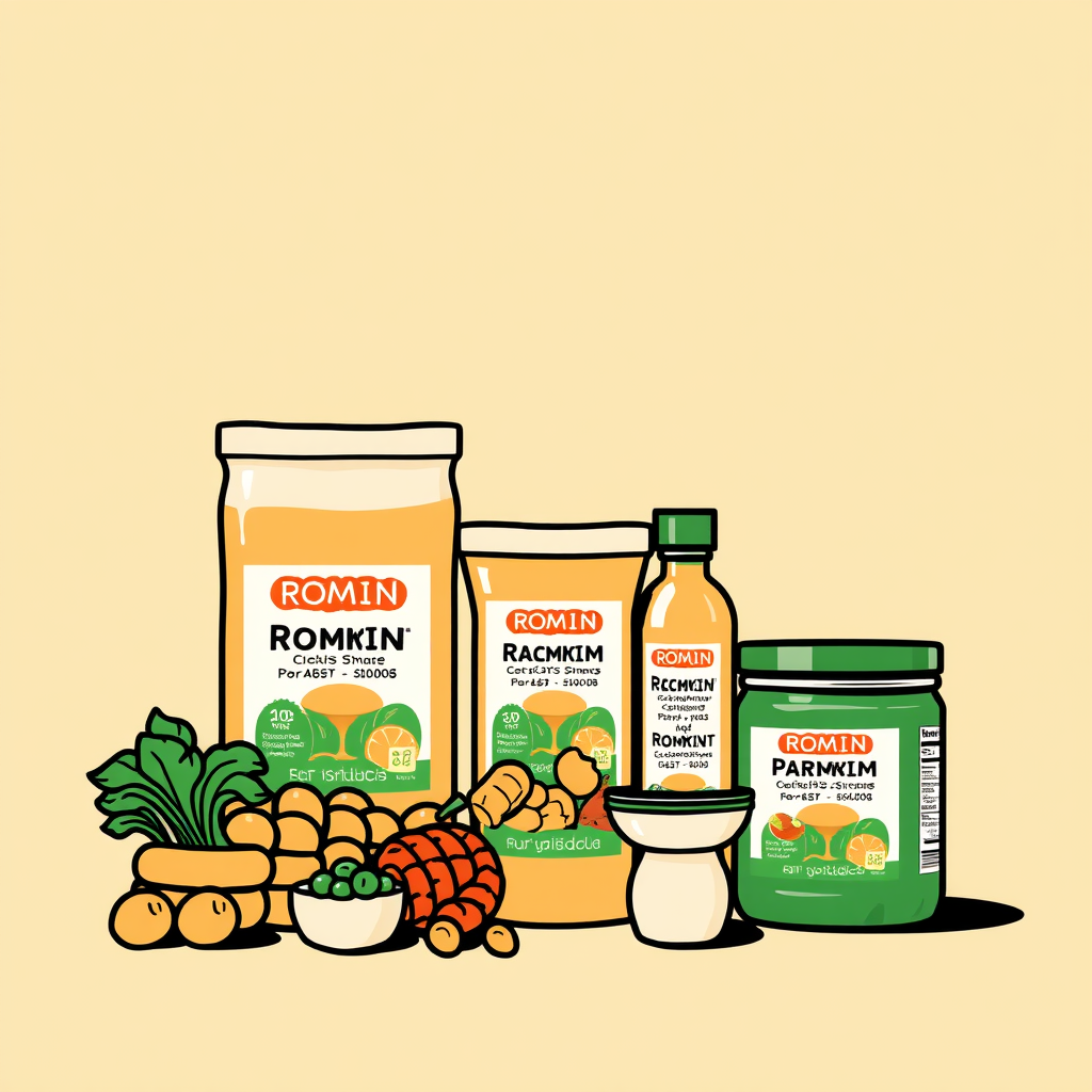 Main logo studio: ROMIN MARKET PRODUCTOS COREANOS