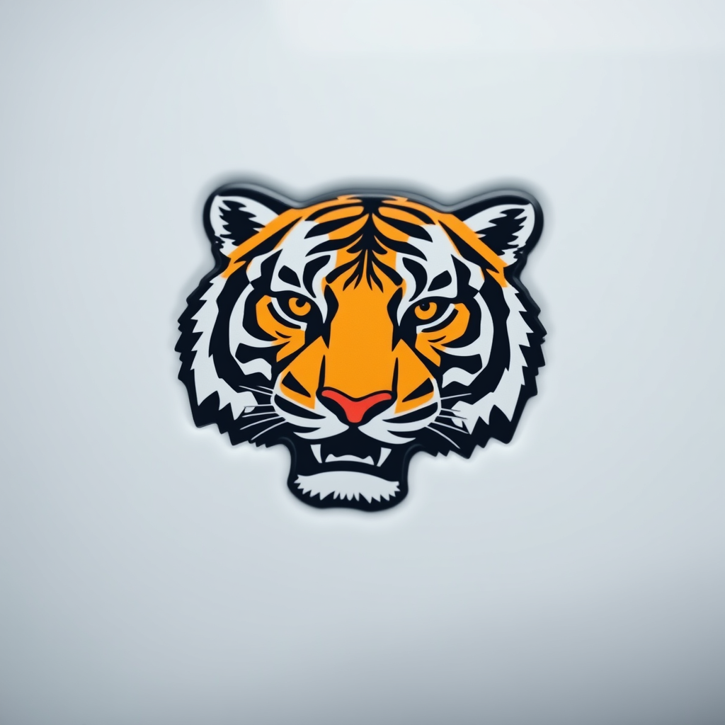 Main logo studio: Ik wil een logo dat van een auto kan zijn het moet een tigger in een in Goud getekens