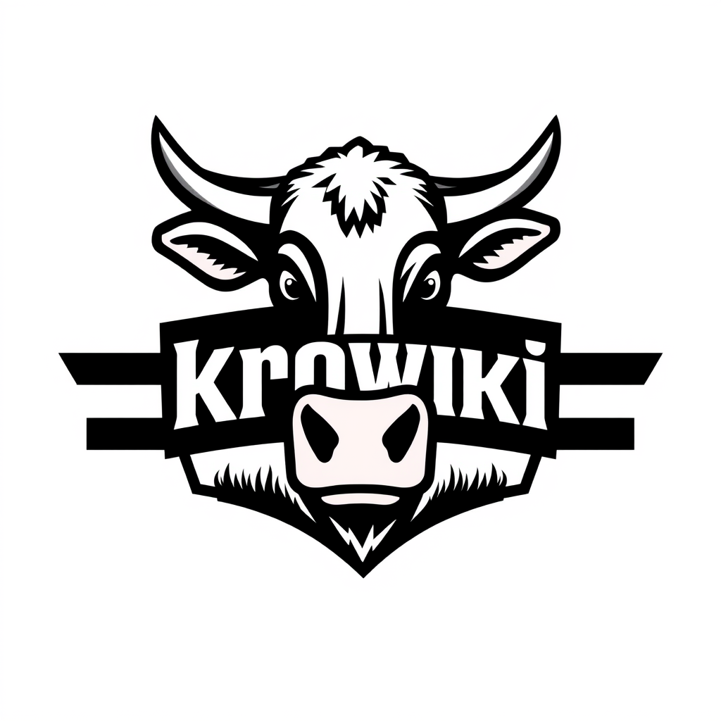 Main logo studio: Krówki Krakowa — create a football club crest featuring a cow and the club name.