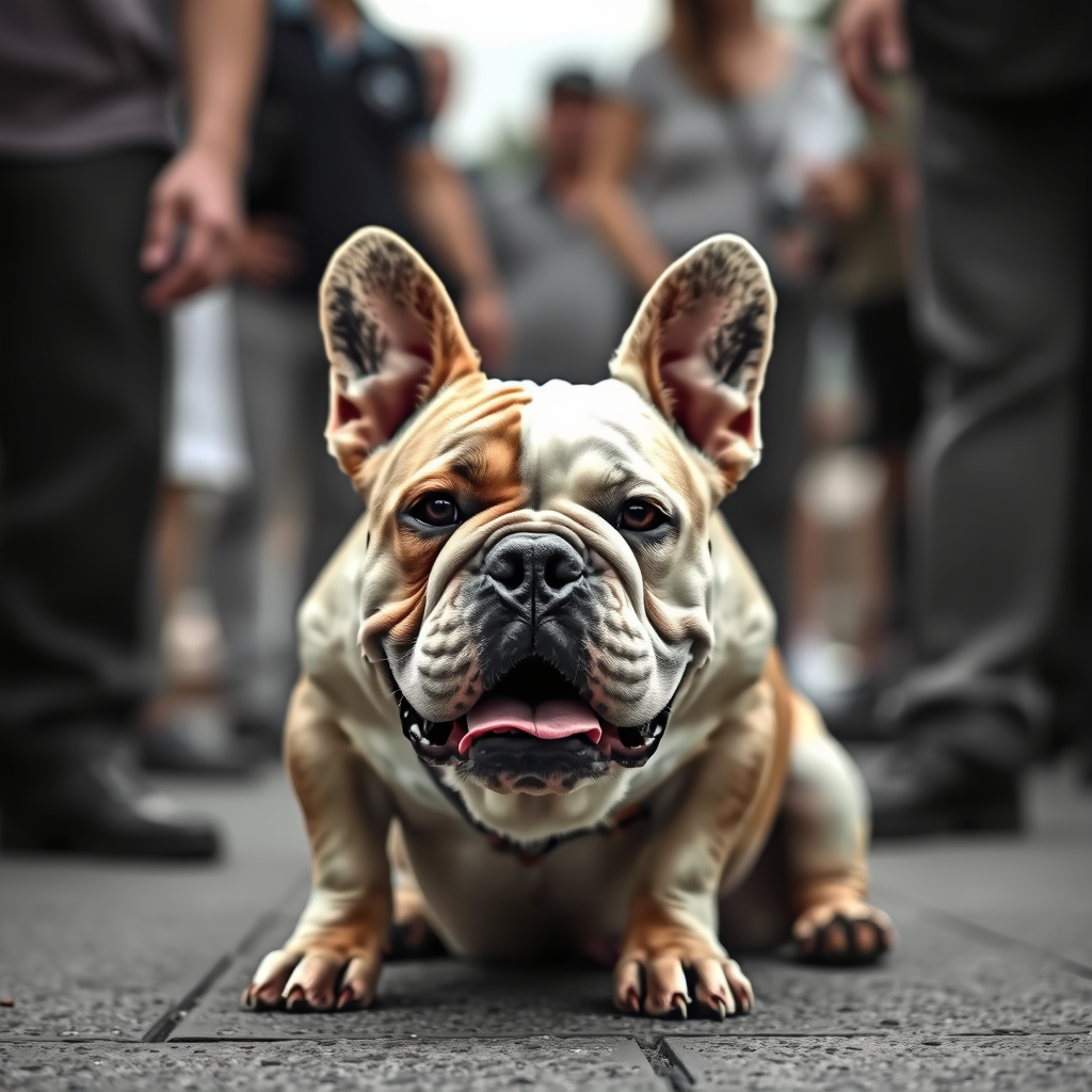 Main logo studio: Bull dog frances que diga paps and friends