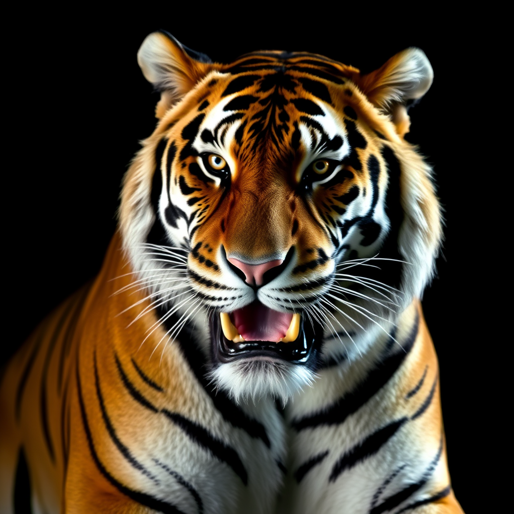 Main logo studio: A BIG TIGER THAT LOOKS TOUGHAND HANDSOME. AND MUST LOOK STRONG AND WITH DARK COLOURS.