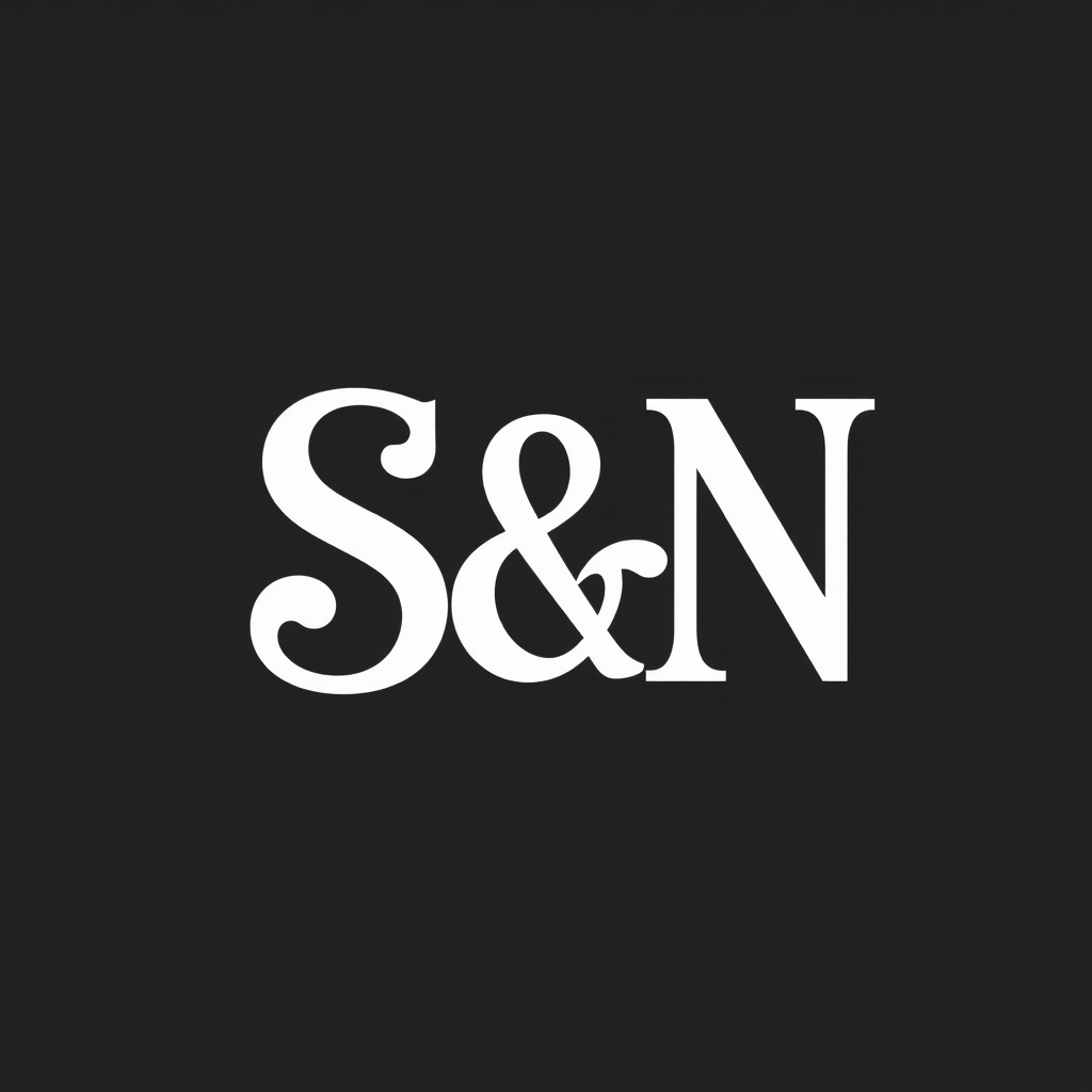Main logo studio: S&N monogram