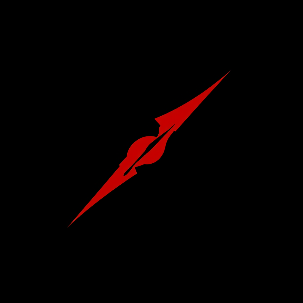 Main logo studio: Crea un símbolo para LEGACY inspirado en una cicatriz abstracta y geométrica. Debe ser compacto, sólido y reconocible, formado por una figura oscura a
