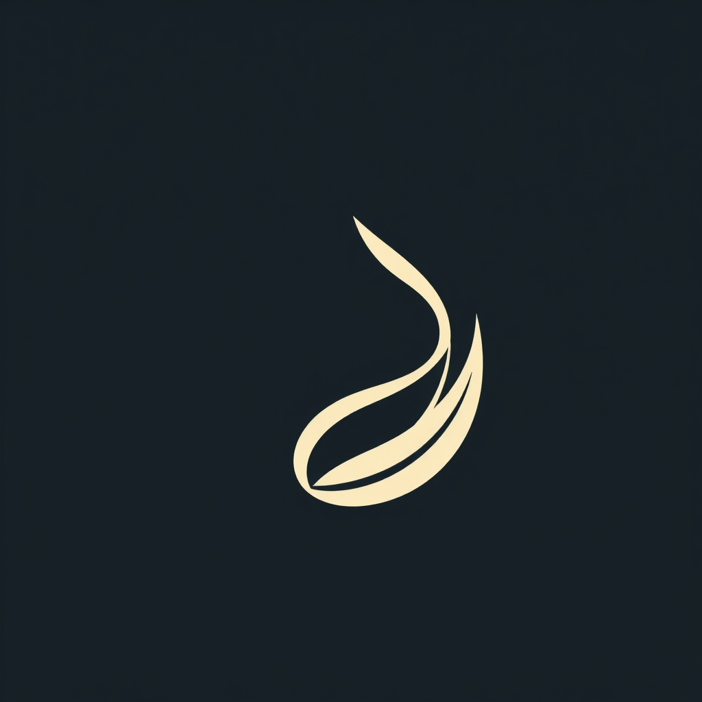Main logo studio: Create a premium minimalist logo for “MIRA”, a modern skincare brand. Develop an abstract symbol inspired by a human profile and a botanical curve, me