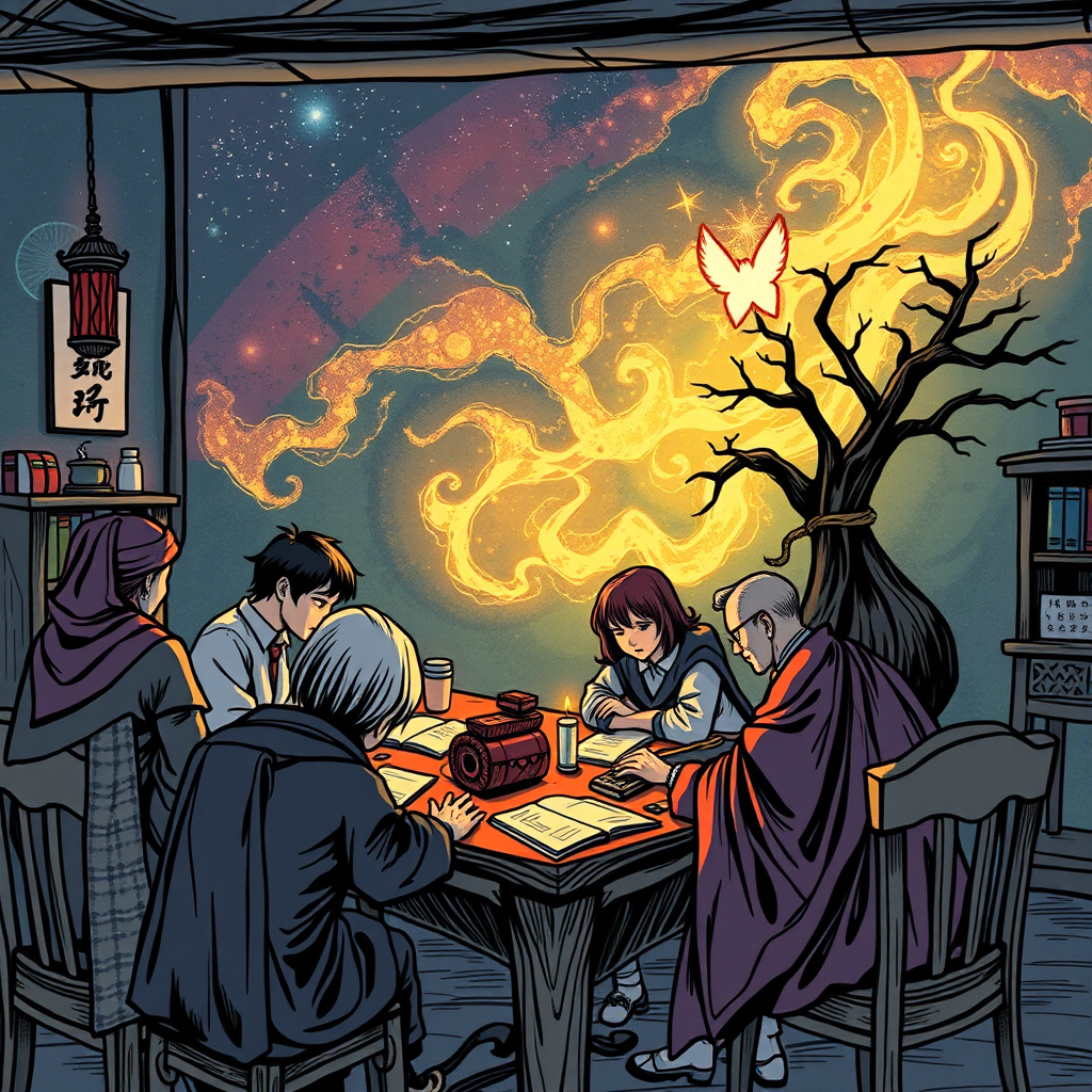 Main logo studio: A magical writing workshop style manga