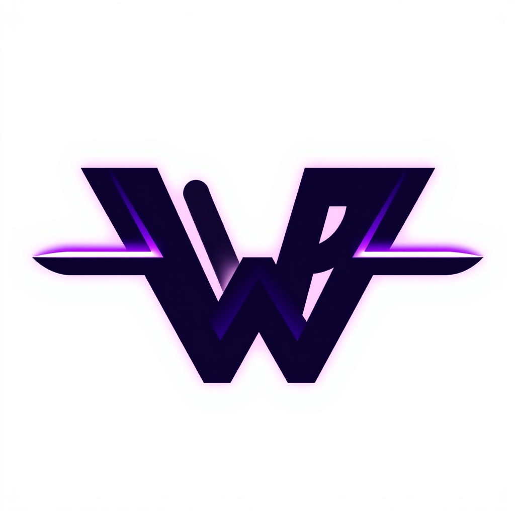 Main logo studio: Flat 2D vector lettermark logo, NOT mascot, NOT 3D, NOT gradient shading. Bold geometric sans-serif letters "V" and "B" interlocked into a single unif