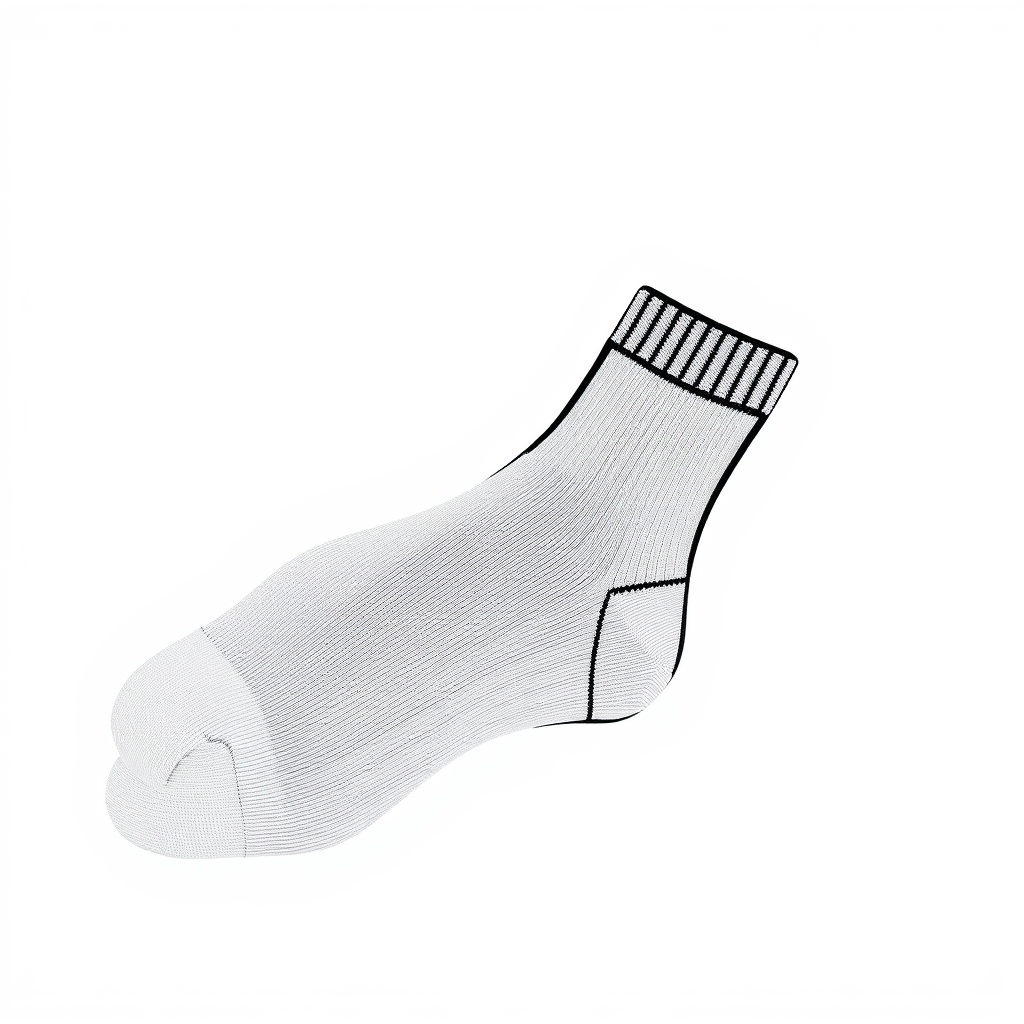 Main logo studio: Make a picture logo. A pair of socks With white background
