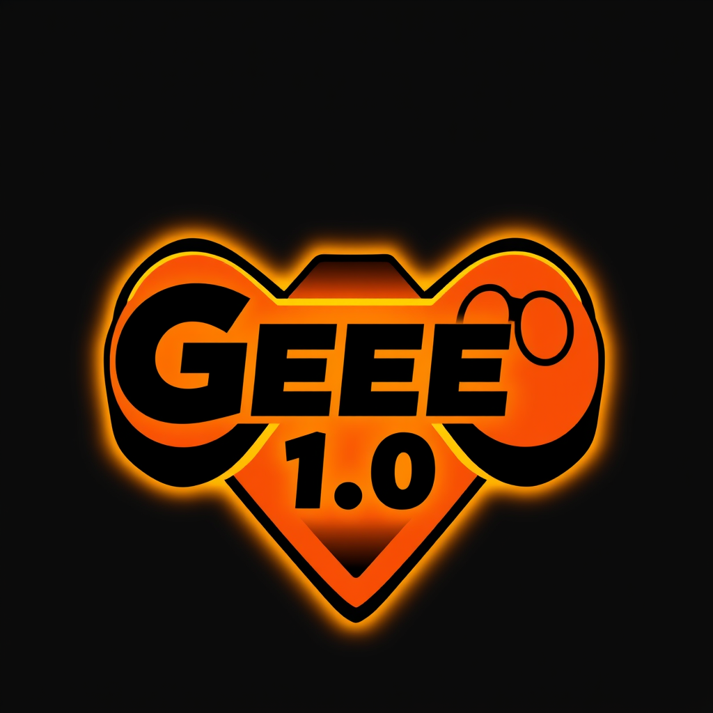 Main logo studio: logo en forme de GEEE 1.0 et UNO gaming
