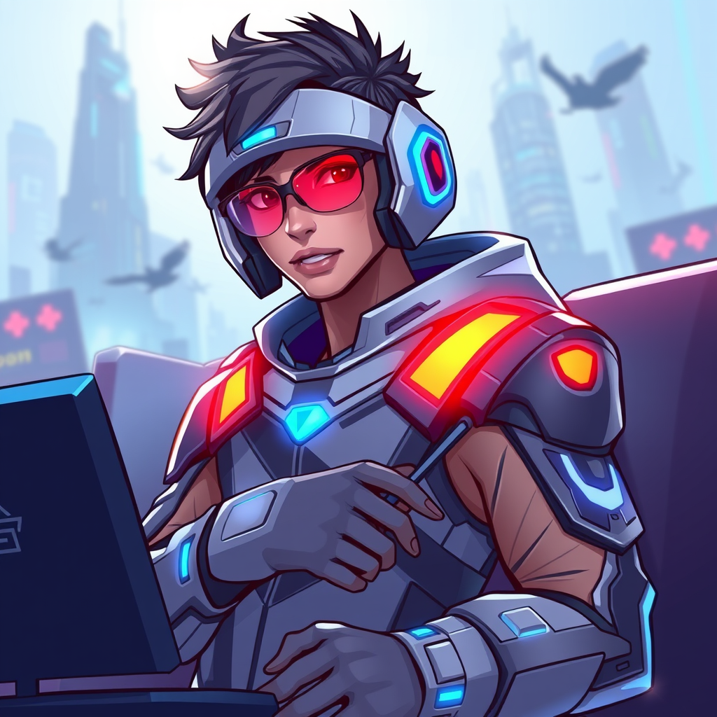 Main logo studio: Criador de jogos chamado ING_C(quero o nome escrito) pode ser futurista gaming e pode ter detalhes atrás não quero humanos