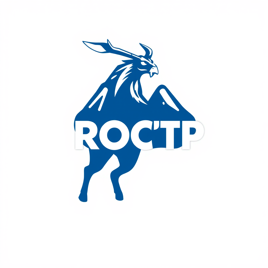 Main logo studio: nom ROC'TP logo godet pelle