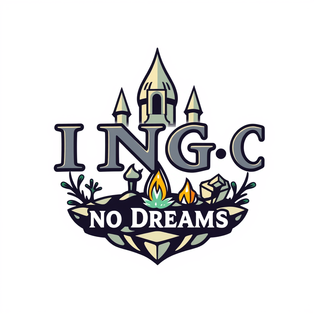 Main logo studio: Logo para criador de jogos no dreams chamado ING_C