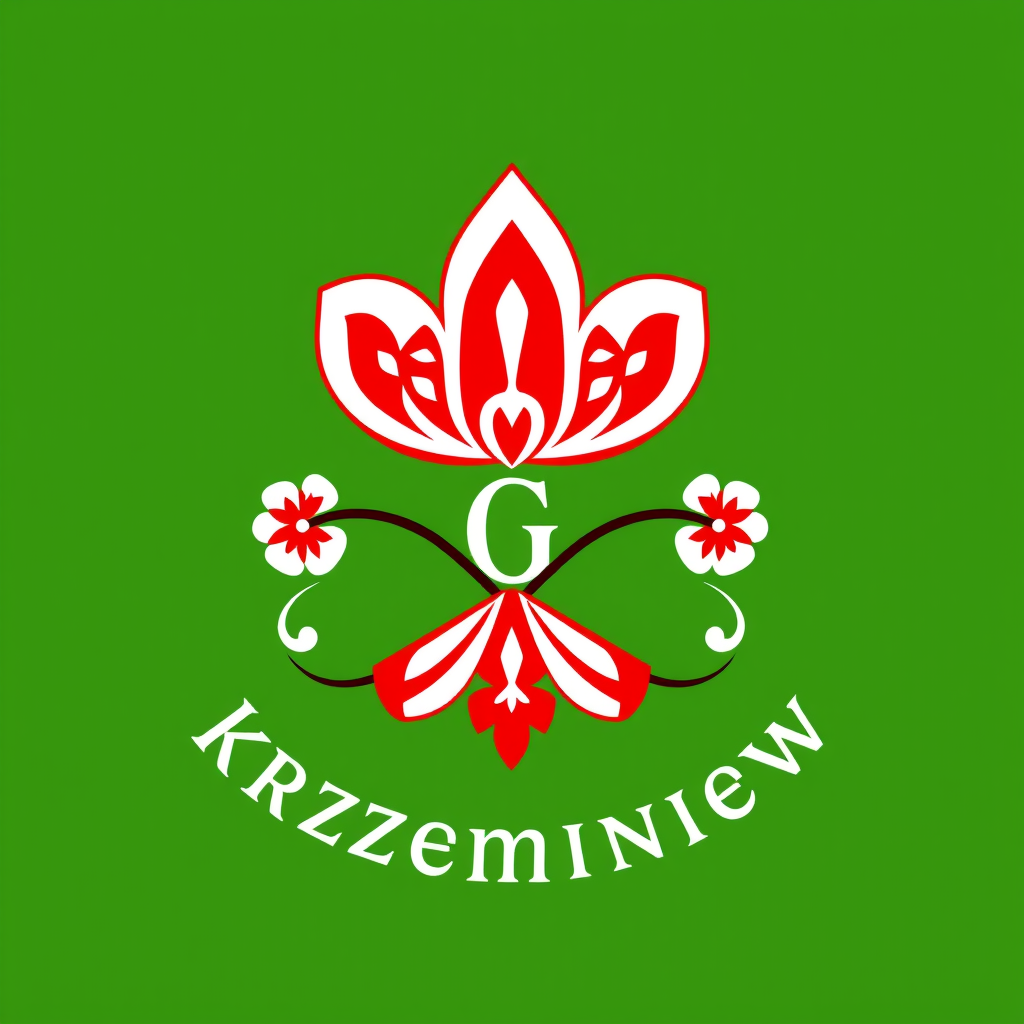Main logo studio: Stwórz kolorowe i radosne logo dla „KGW Krzemieniew” - jest to koło gospodyń wiejskich. Styl: polski folklor inspirowany wzorami łowickimi: barwne kwi