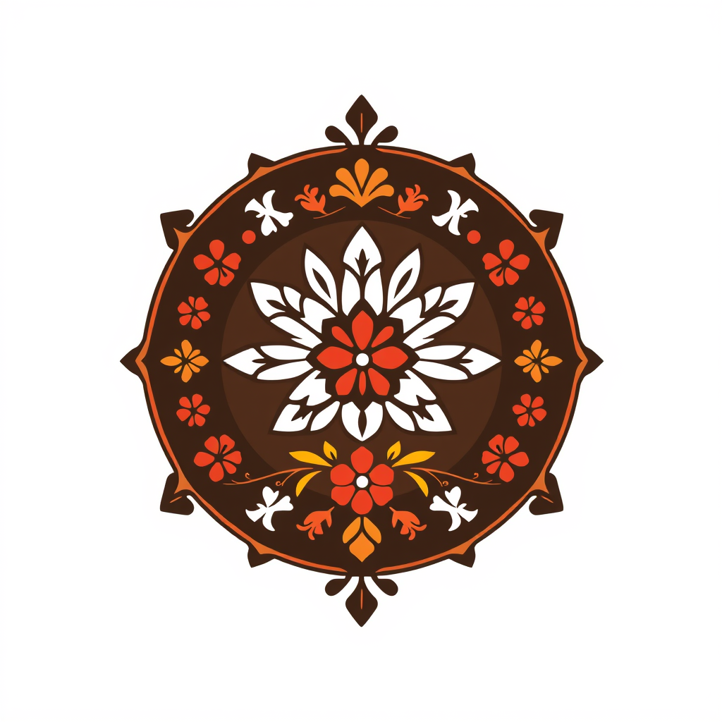 Main logo studio: Stwórz logo przedstawiające kobiety w tradycyjnych strojach, logo może zawierać ludowe ornamenty i wycinanki, maki, chabry, malwy, ptaszki. Użyj kolor