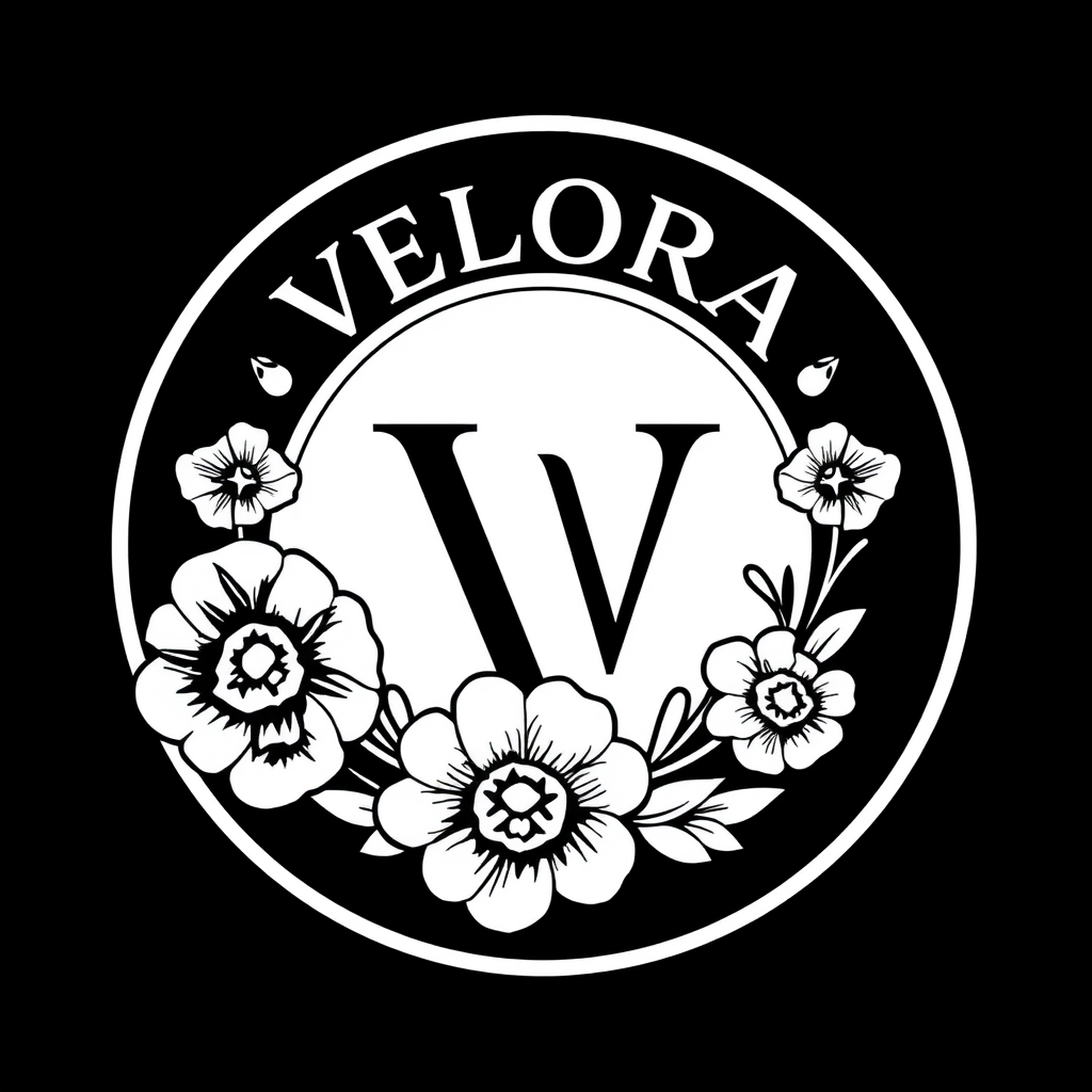 Main logo studio: I WANT TO HAVE A LOGO FOT MY MARK I WANT SOMETHING THAT GOES WITH EVERY THINGS MY LOGO WILL BLACK AND WHITE? THE NAME WILL BE " VELORA XV" I WANT THE