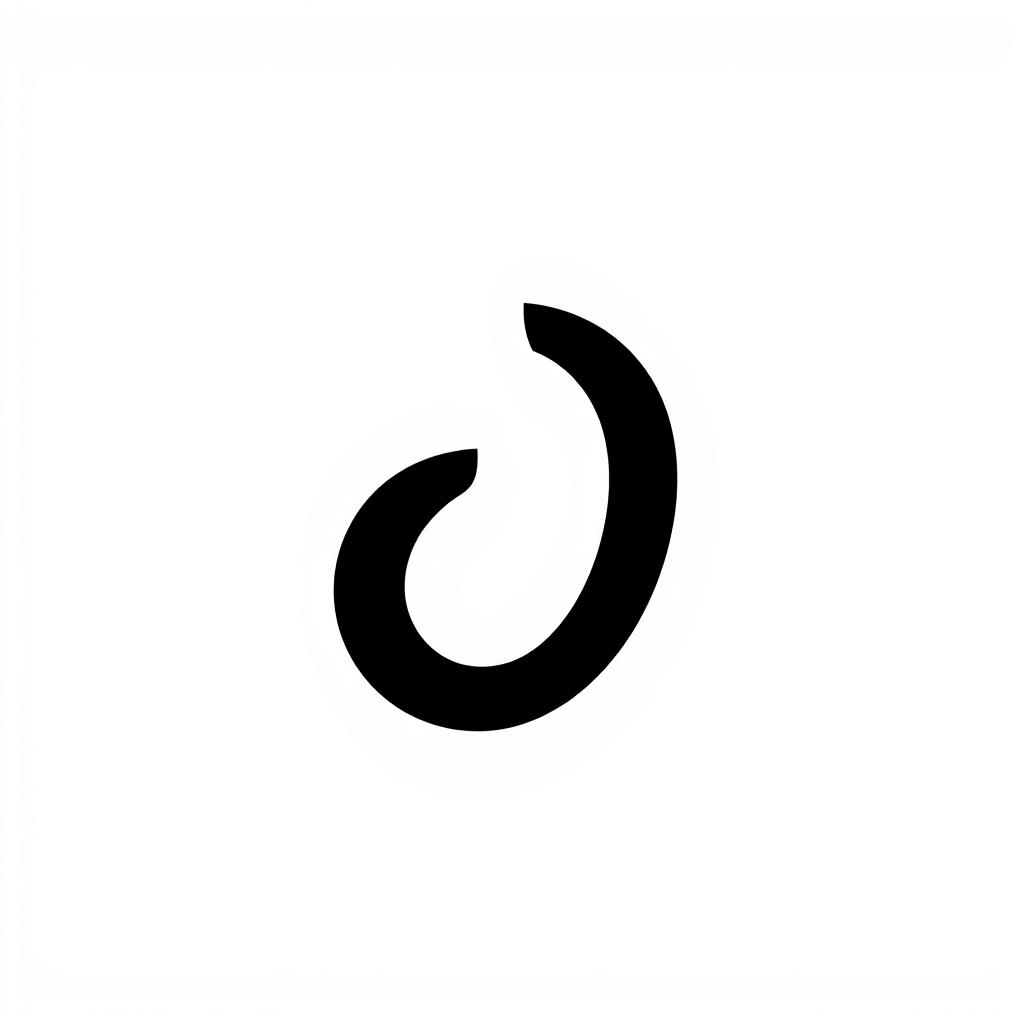 Monogram Logo idea: monogram logo combining the letters Professional minimalist logo for a social media brand. Brand name: نقطه آزاد. Modern, elegant, memorable, freedom