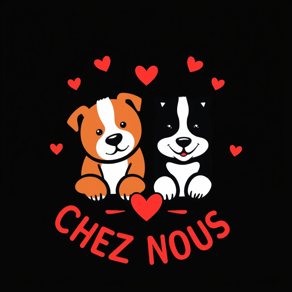 Main logo studio: je voudrer un logo avec le non :Chez Nous: et mais de la couleur (bége,bleux,maron et un tous pettispeu de noire le non du logaux et entre le deux pet