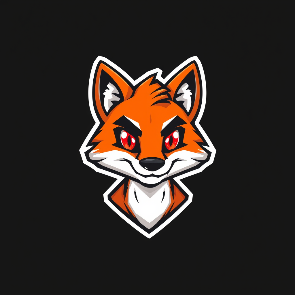 Mascot Logo idea: mascot logo of Create a unique custom gaming mascot logo based on my reference character. Use a big head and a small upper body, in a high-quality 3D 