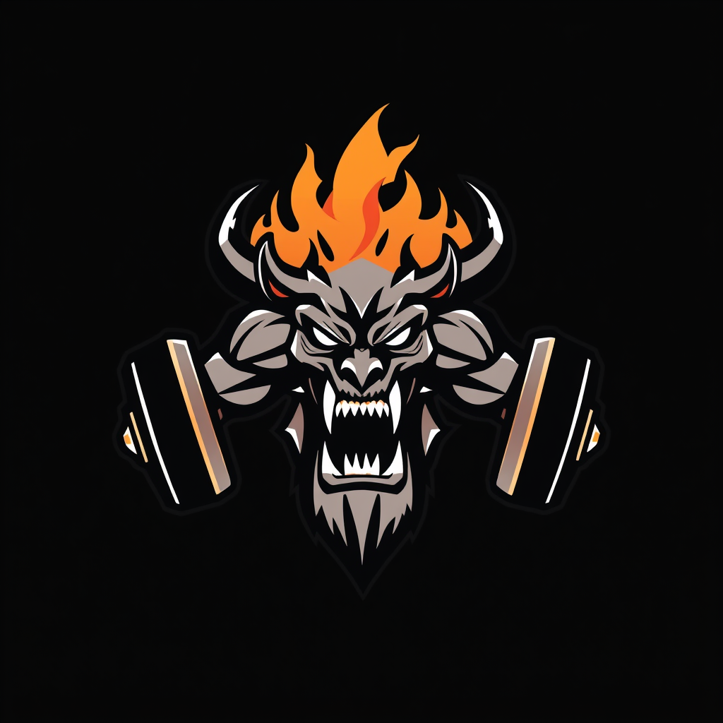 Main logo studio: my brand name is iron beast and this is a iron beast gym so i need a best and unique logo chane the picture