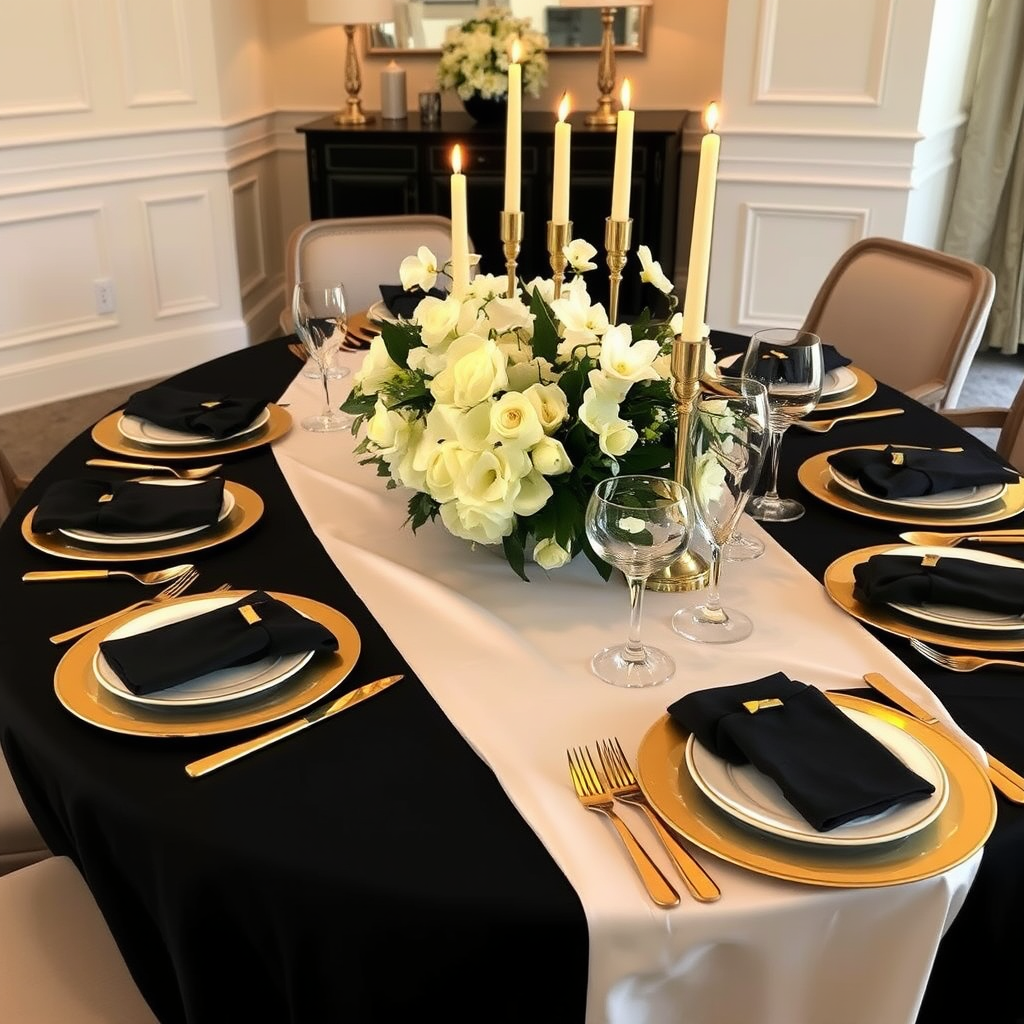 Main logo studio: dining room where the table looks like it belongs in a five-star hotel. Every detail feels intentional, every accent catches the light, and the entire