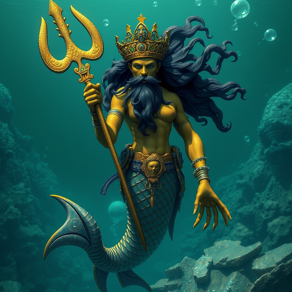 Main logo studio: gremio pirata llamado O~B representado por una sirena con joyas doradas