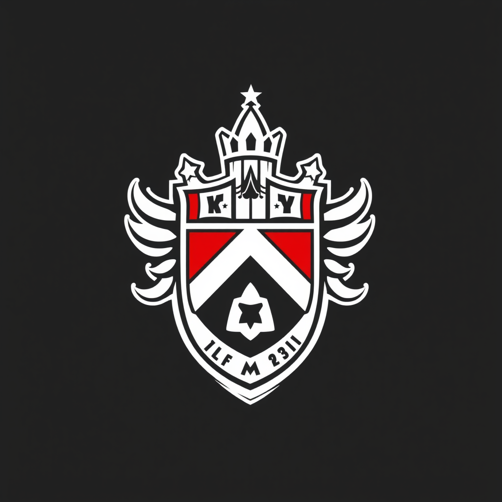 Main logo studio: The Krówki Krakowa crest features a strong and elegant design inspired by Kraków, symbolizing the club’s identity, tradition, unity, and pride.