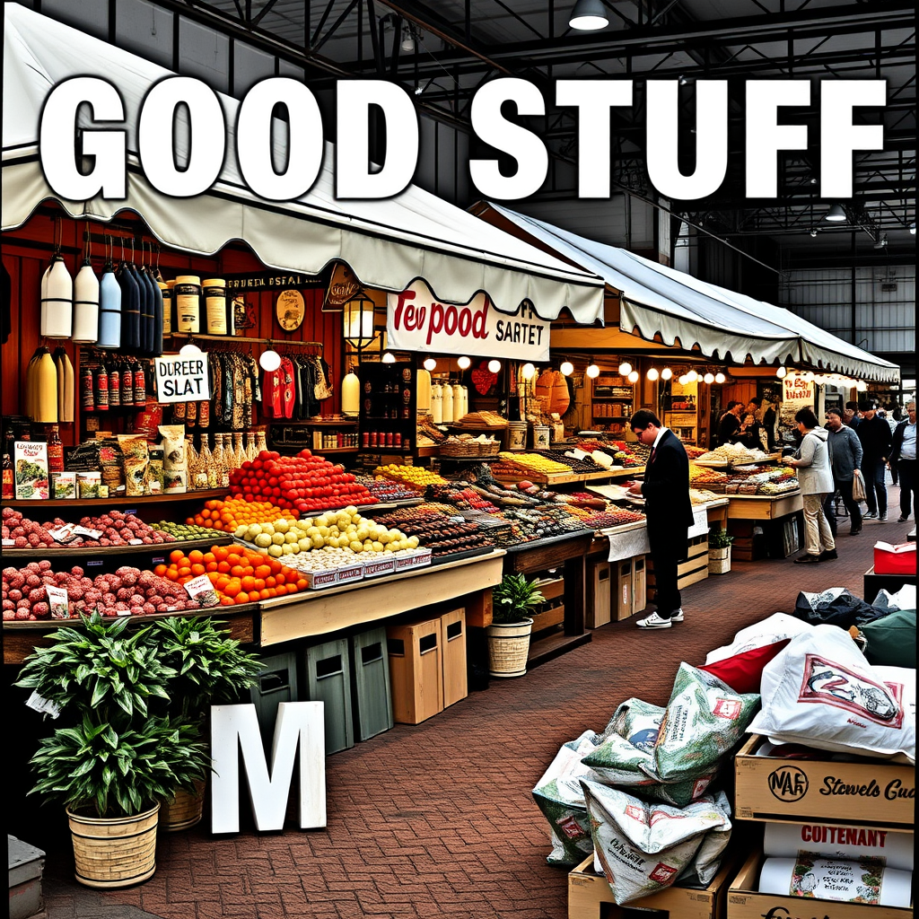 Main logo studio: GOOD STUFF MARKET