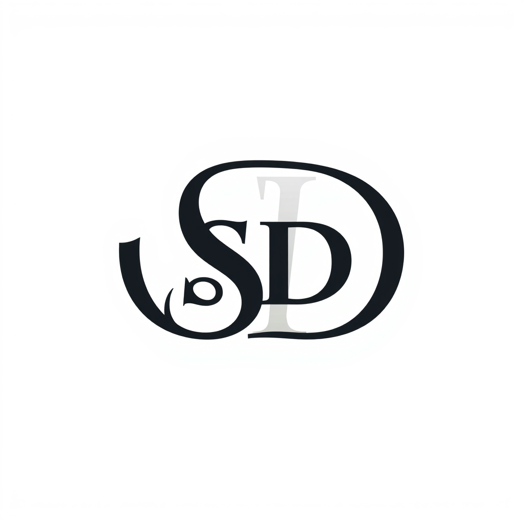Monogram Logo idea: monogram logo combining the letters Synthetic Distribution LLC, SD is an authorized AMSOIL dealer specializing in premium synthetic motor oils, lubric