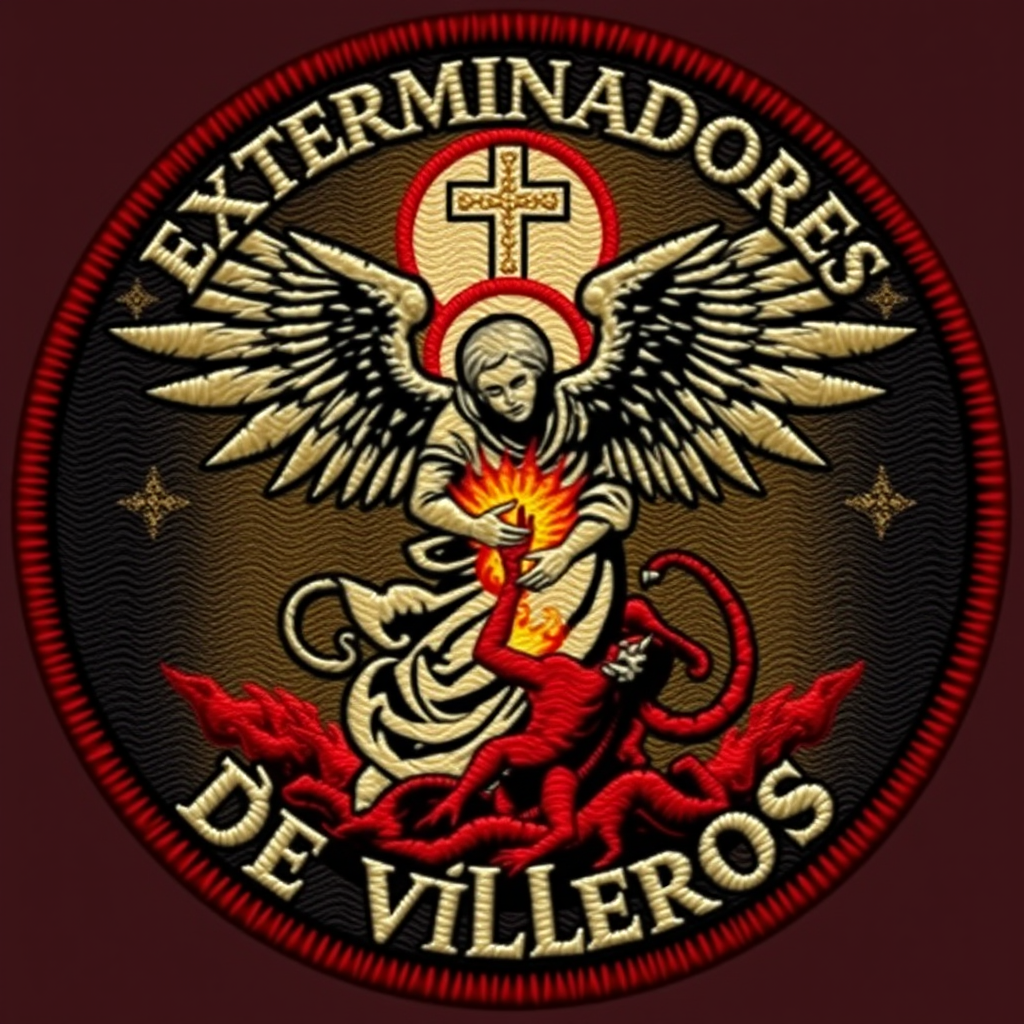 Main logo studio: I am writing a novel, I need a military-type patch for a special forces unit of the most predominant faction, which is an empire, this special group a