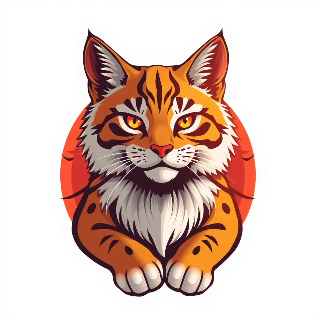 Main logo studio: Buat kan disain logo kucing versi lukisan yang sangat indah