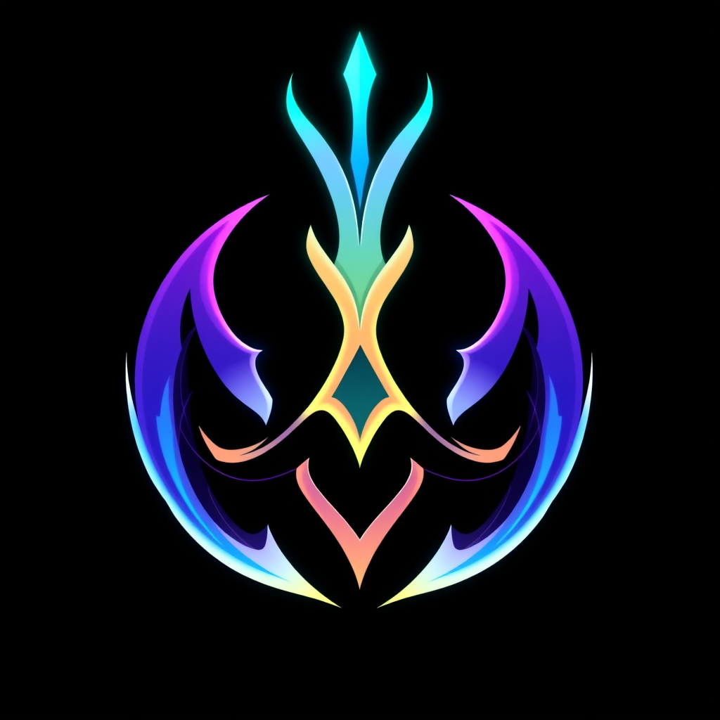 Main logo studio: "Aura" mLbb esport logo