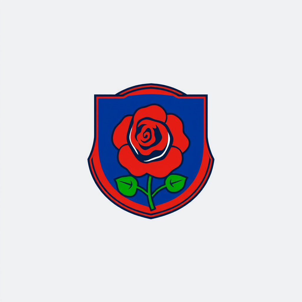 Main logo studio: Can you Design a new logo for Blackburn fc but has to relate to there club Red Rose in the middle please Says Blackburn FC BLACKBURN Rovers 1875
