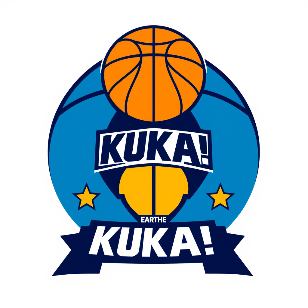 Main logo studio: Genereate me basketball team logo i need all the words i am saying to you in the logo 1. Team KUKA!