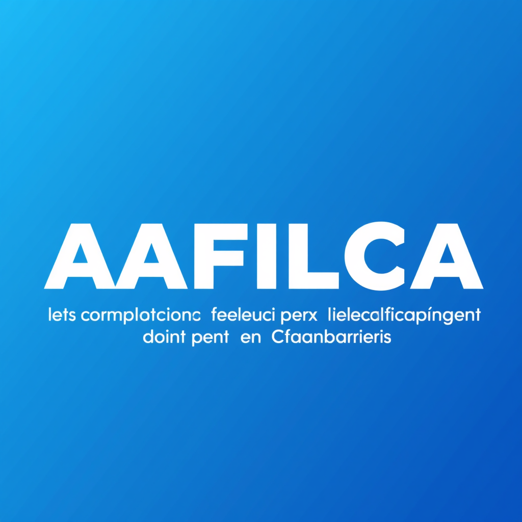 Main logo studio: generame el logo real de Asociación para la Formación e Inserción Laboral en Canarias (AFILCA),