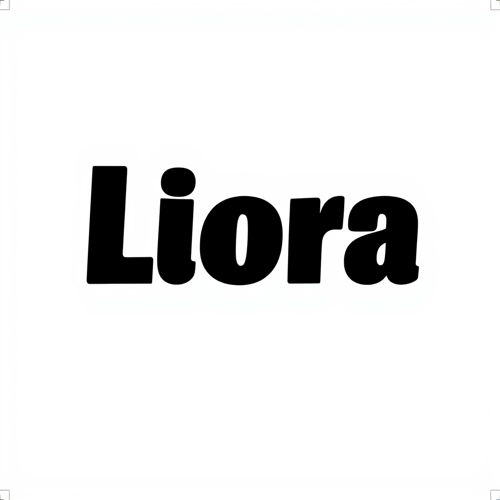 Wordmark Logo idea: wordmark logo of бренд Liora по выпечки штучного печенья, ватрушек, булочек и минипирогов. Под брендом слово bakery, и под брендом слоган "вкус нового
