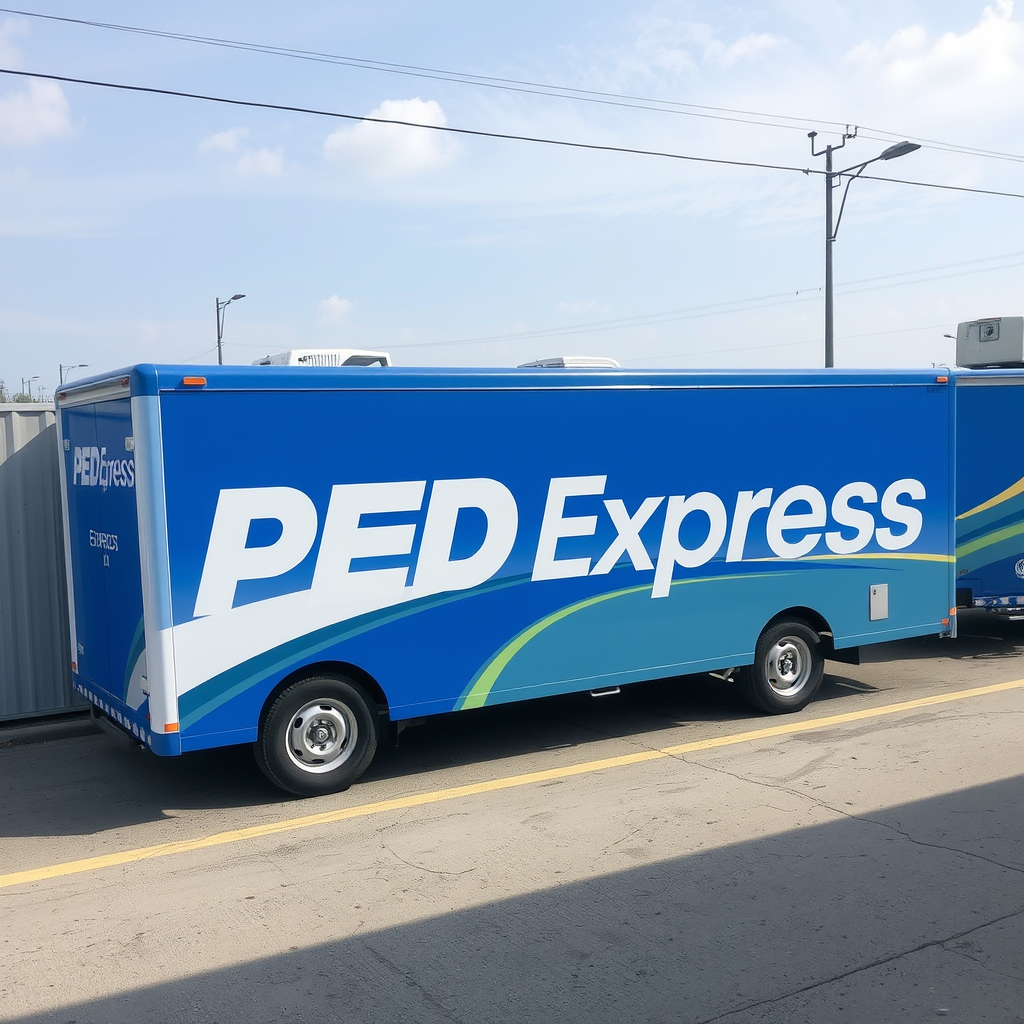 Main logo studio: PED Express