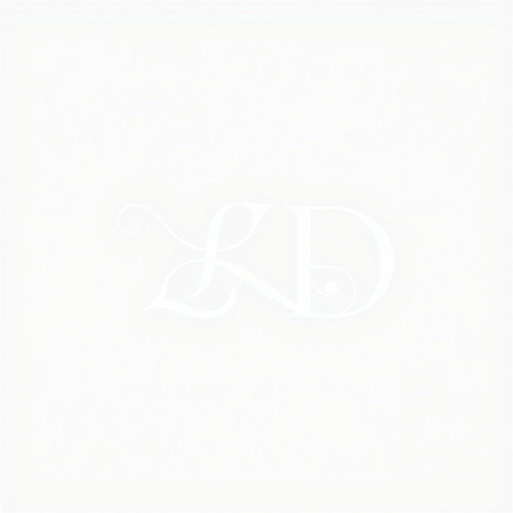 Monogram Logo idea: monogram logo combining the letters LD , elegant intertwined letterforms, flat vector logo, centered, solid white background, high contrast, luxury br