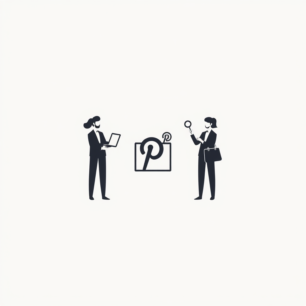 Main logo studio: Create a modern, creative and unusual logo combining office employees, grocery products and Pinterest-style creativity. Combine these ideas into ONE e
