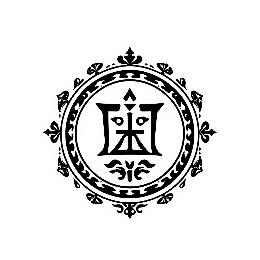 Emblem Logo idea: emblem logo of Lidhur me Standartet arsimore, kriteret e institucioneve të arsimit të lartë, ndërkombëtarizumi dhe akreditimi, cilësia, transparenca, 